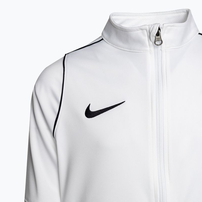 Nike Dri-FIT Park 20 Knit Track white/black/black children's football sweatshirt 3