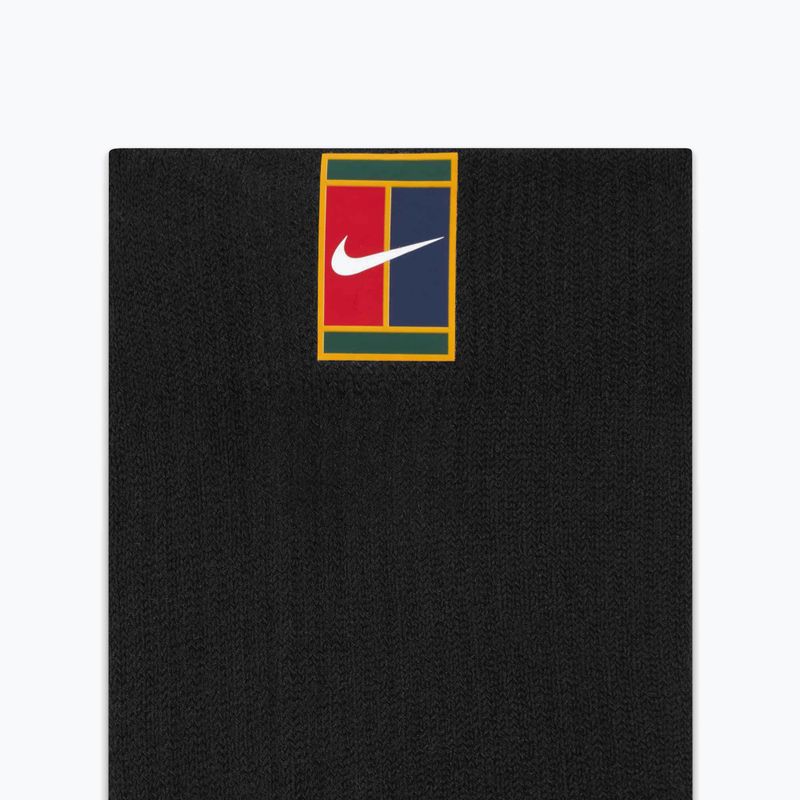 Socks Nike Court Multiplier Max 2 pairs black/black 4