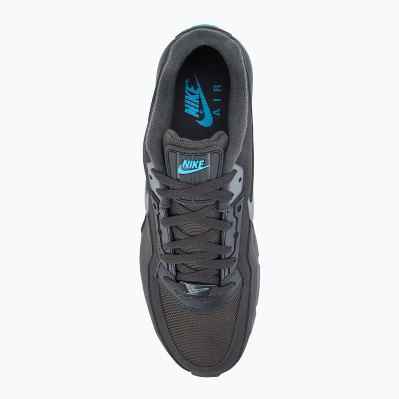 Men's Nike Air Max Ltd 3 black/anthracite/cool grey/light current blue shoes 5