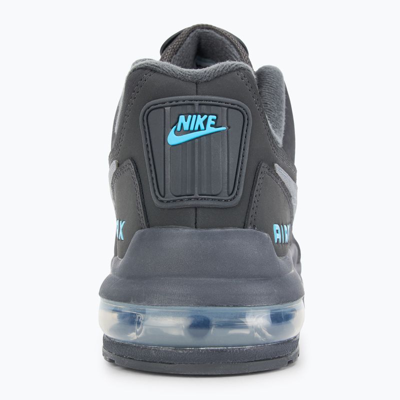 Men's Nike Air Max Ltd 3 black/anthracite/cool grey/light current blue shoes 6