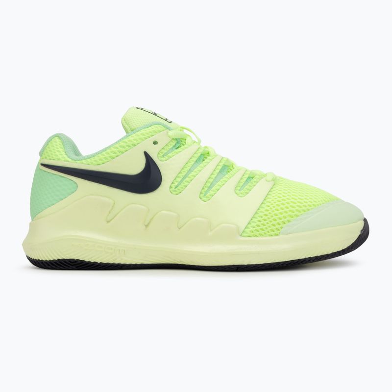 Children's tennis shoes Nike Court Vapor X Jr ghost green/barely volt/blackened blue 2