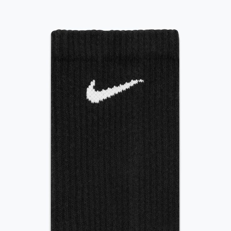 Men's socks Nike Everyday Plus Cushioned Crew 6 pairs black/white 5