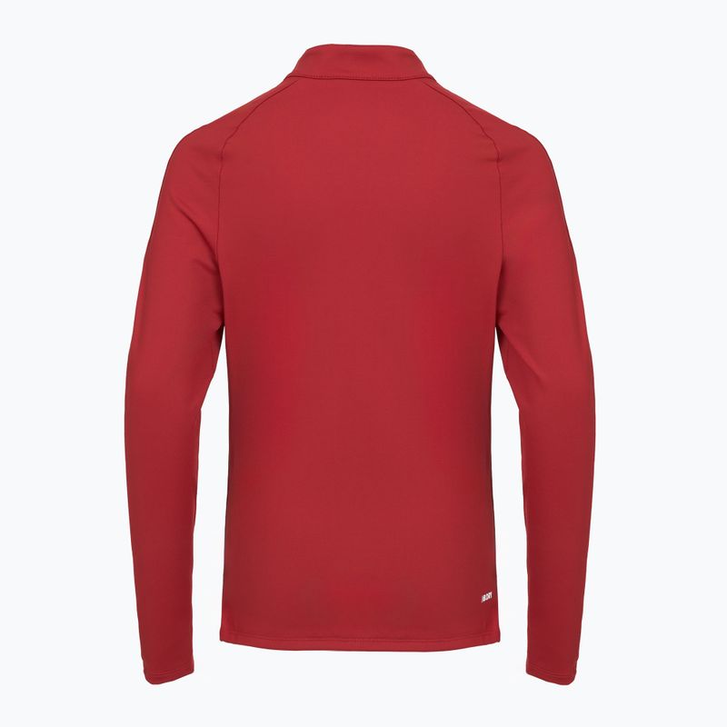 Children's football sweatshirt New Balance Training 1/4 Zip Knitted maroon EJT9035RDP 2