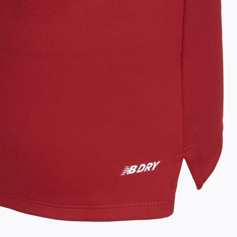 Children's football sweatshirt New Balance Training 1/4 Zip Knitted maroon EJT9035RDP 5