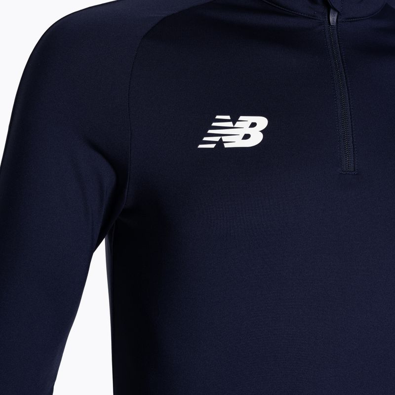 Men's New Balance Football Sweatshirt Training 1/4 Zip Knitted navy blue EMT9035NV 3