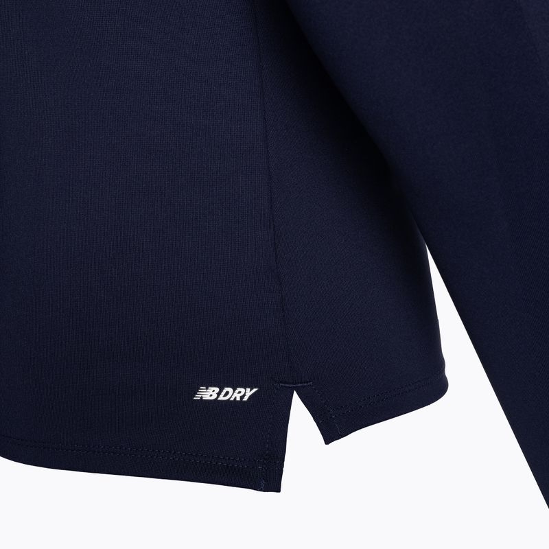 Men's New Balance Football Sweatshirt Training 1/4 Zip Knitted navy blue EMT9035NV 4
