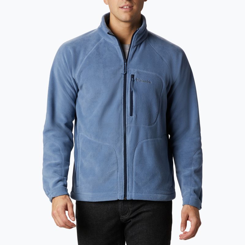 Columbia Fast Trek II men's fleece sweatshirt blue 1420421