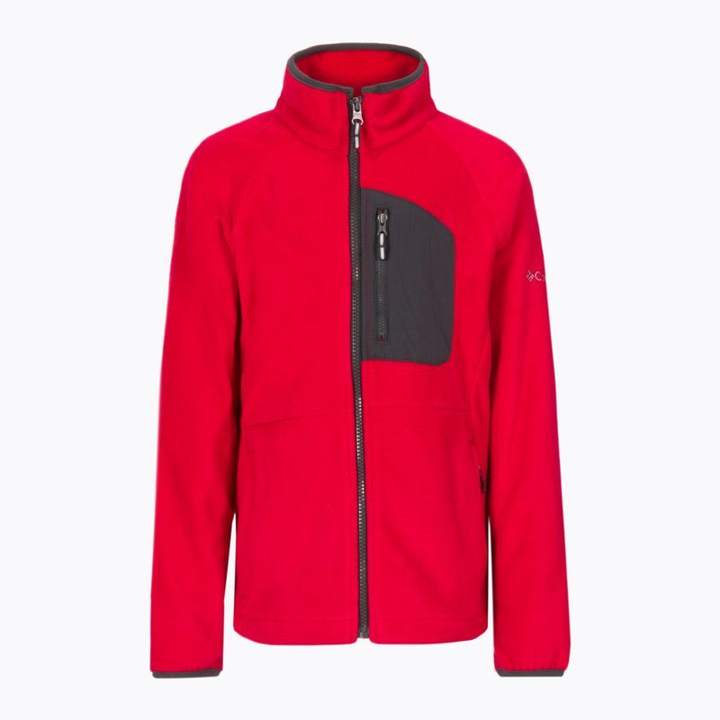 Columbia Fast Trek III children's fleece sweatshirt red 1887852