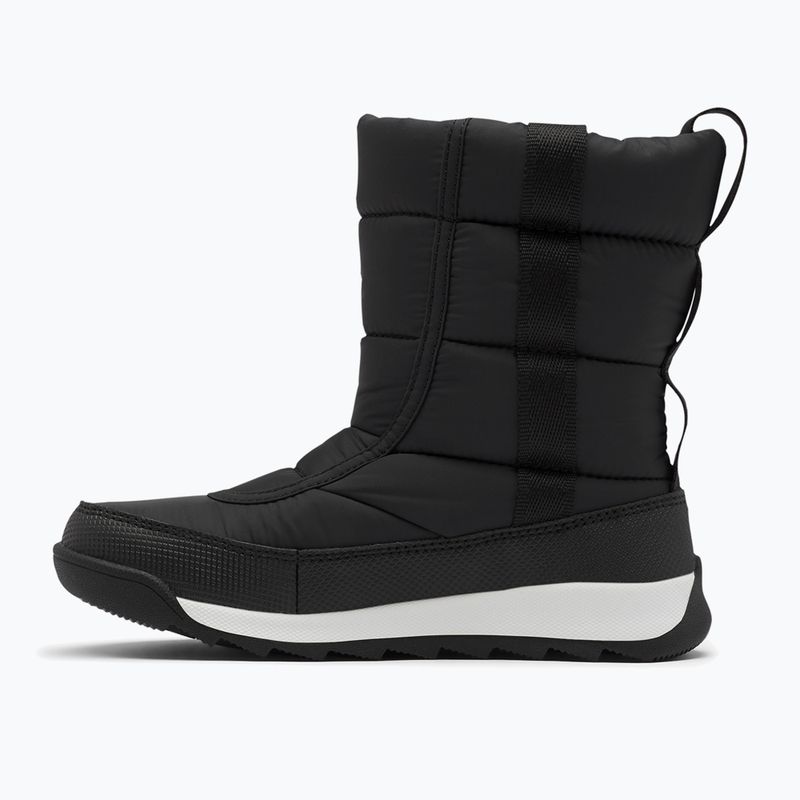 Sorel Outh Whitney II Puffy Mid black junior snow boots 8