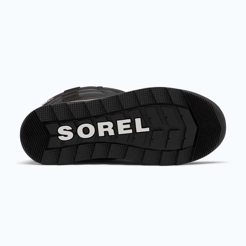 Sorel Outh Whitney II Puffy Mid black junior snow boots 12