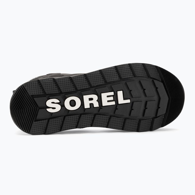 Sorel Outh Whitney II Puffy Mid black junior snow boots 5