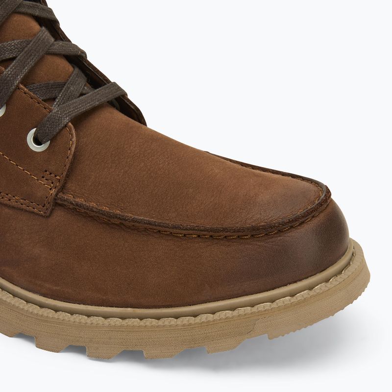 Men's Sorel Madson II Moc Toe WP tobacco boots 7