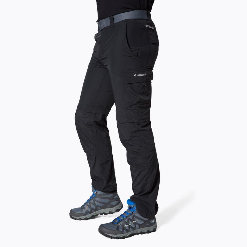 Columbia Silver Ridge II converti 010 black 1794891 men's trekking trousers