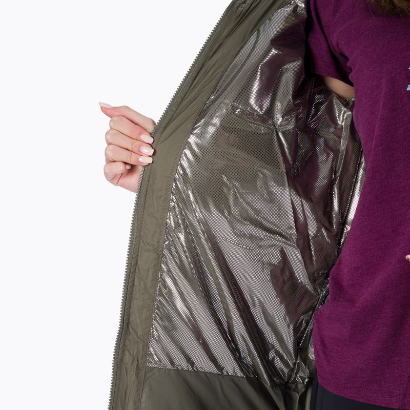 Columbia women's down jacket Pike Lake Long green 1976204 7