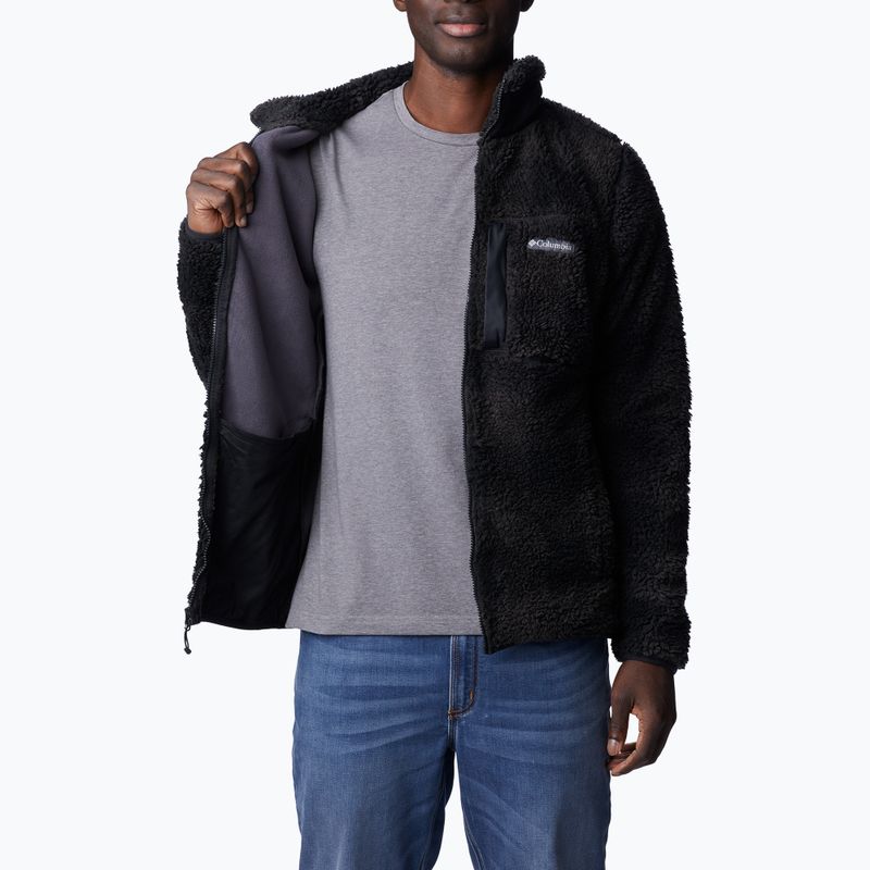 Columbia men's Winter Pass Print Fleece sweatshirt black 1866565 5