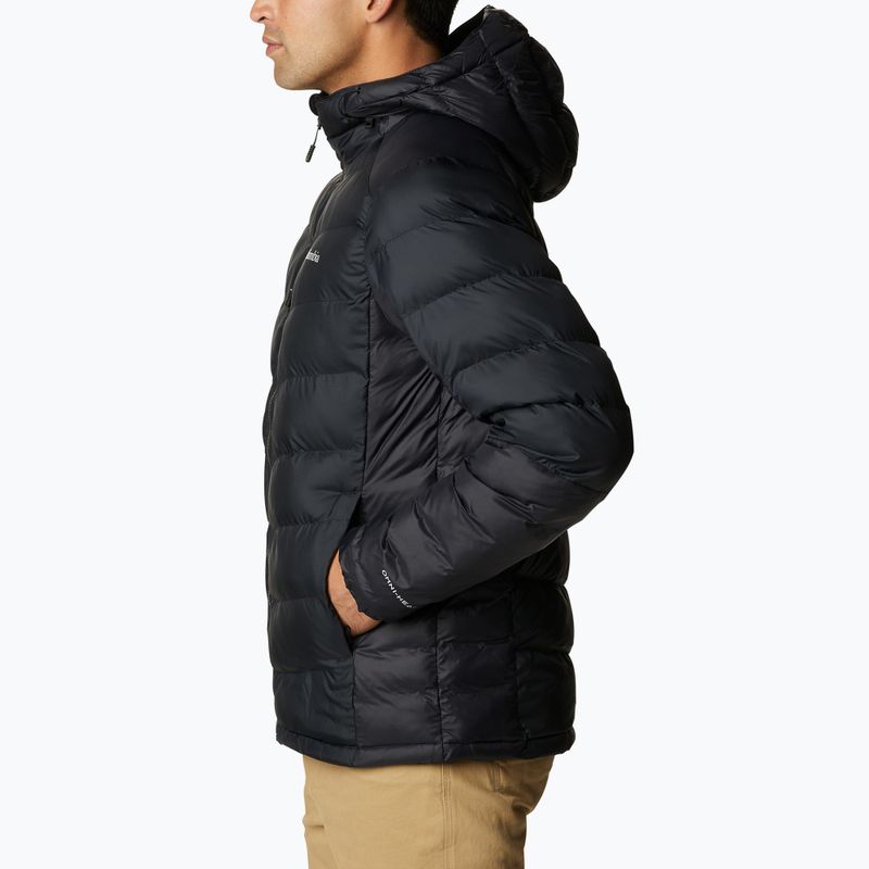 Men's Columbia Labyrinth Loop Hooded down jacket black 2