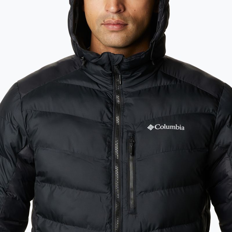 Men's Columbia Labyrinth Loop Hooded down jacket black 5