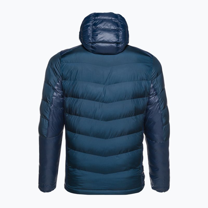 Columbia Labyrinth Loop Hooded men's down jacket blue 1957343 8