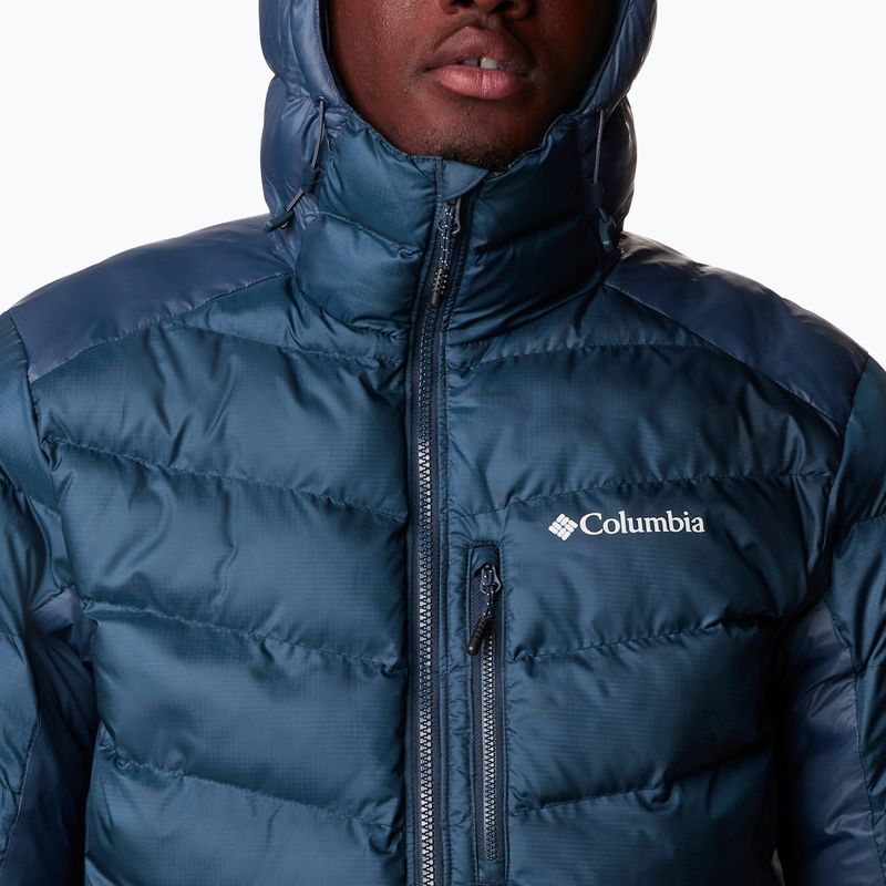 Columbia Labyrinth Loop Hooded men's down jacket blue 1957343 5