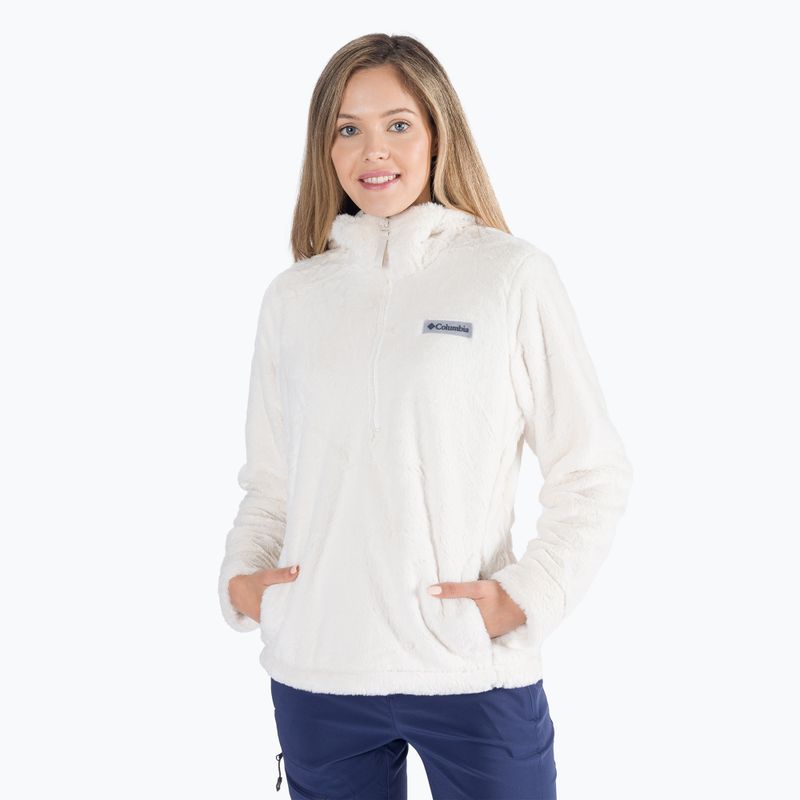 Columbia Bundle Up women's fleece sweatshirt beige 1958811