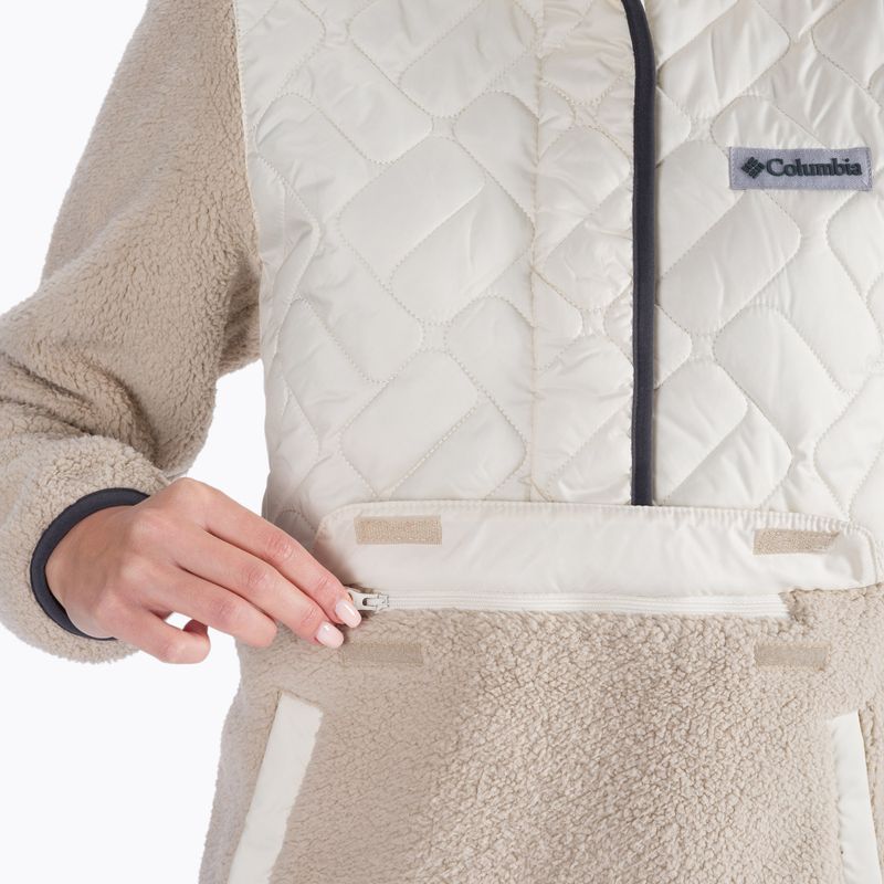 Columbia Sweet View Fleece women's trekking sweatshirt beige 1958643 5