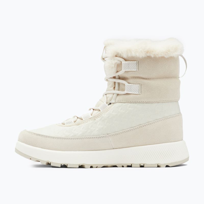 Columbia Slopeside Peak Luxe dark stone/sea salt women's snow boots 13