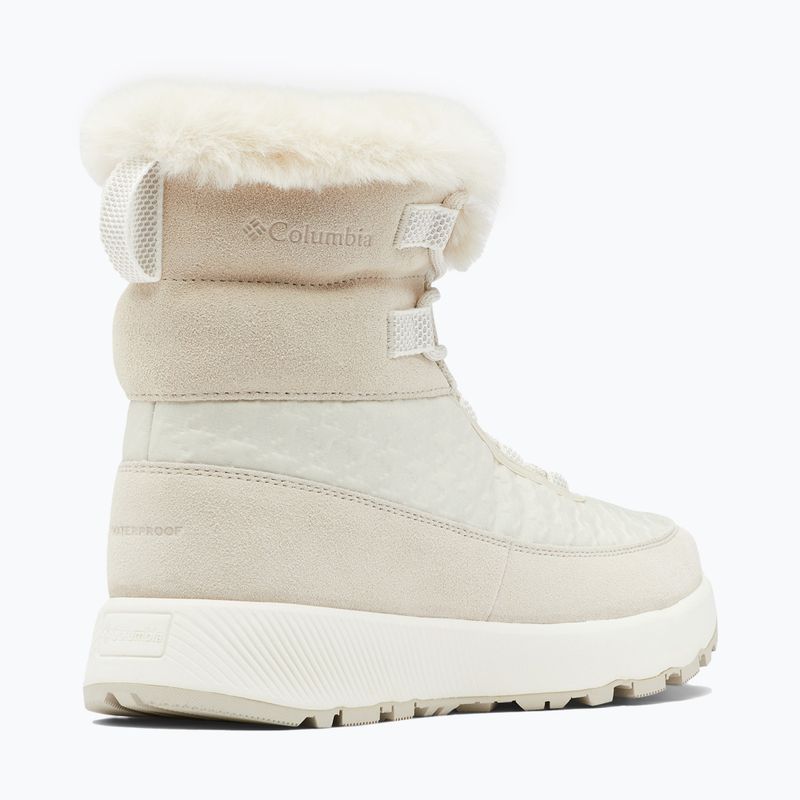 Columbia Slopeside Peak Luxe dark stone/sea salt women's snow boots 17