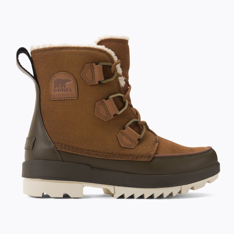 Women's trekking boots Sorel Torino II Wp Waxed Canvas velvet tan/olive green 3