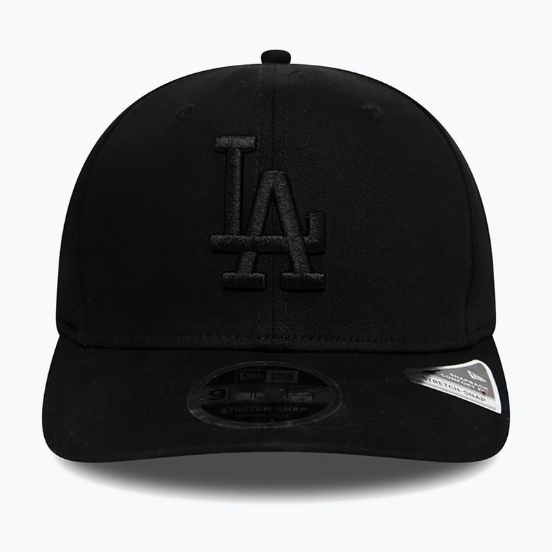 New Era Tonal Black 9Fifty Stretch Snap Los Angeles Dodgers cap black 3