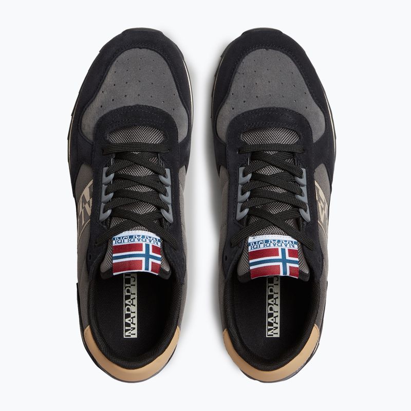 Men's Napapijri Stab black/ grey shoes 12