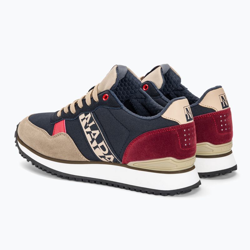 Napapijri men's shoes NP0A4HVP navy/beige/red 3