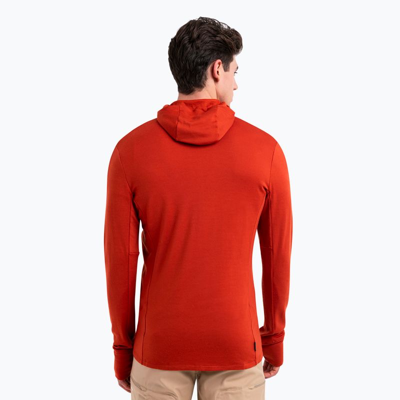 Men's Icebreaker Merino 260 Quantum IV molten trekking sweatshirt 3