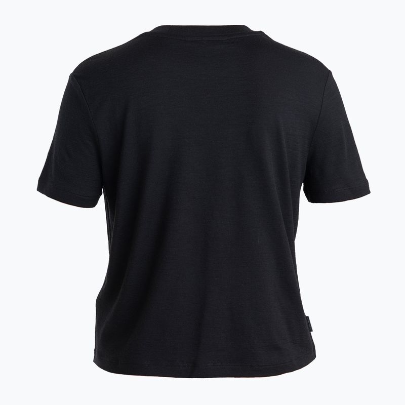 Icebreaker women's trekking t-shirt Merino 150 Tech Lite III SS Crop Tee black 7