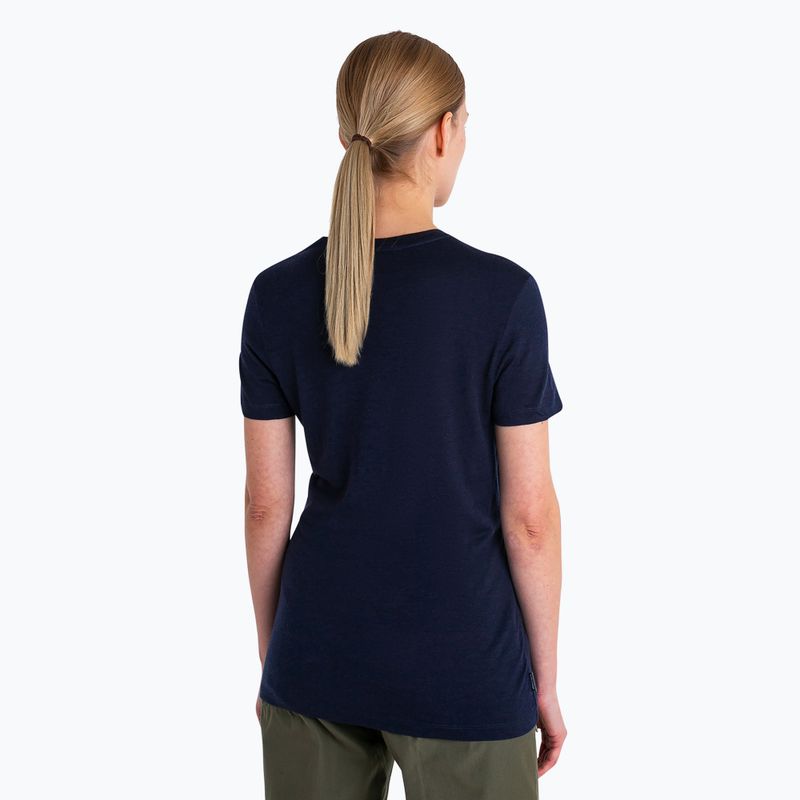 Women's Icebreaker Merino 150 Tech Lite III midnight navy trekking shirt 3