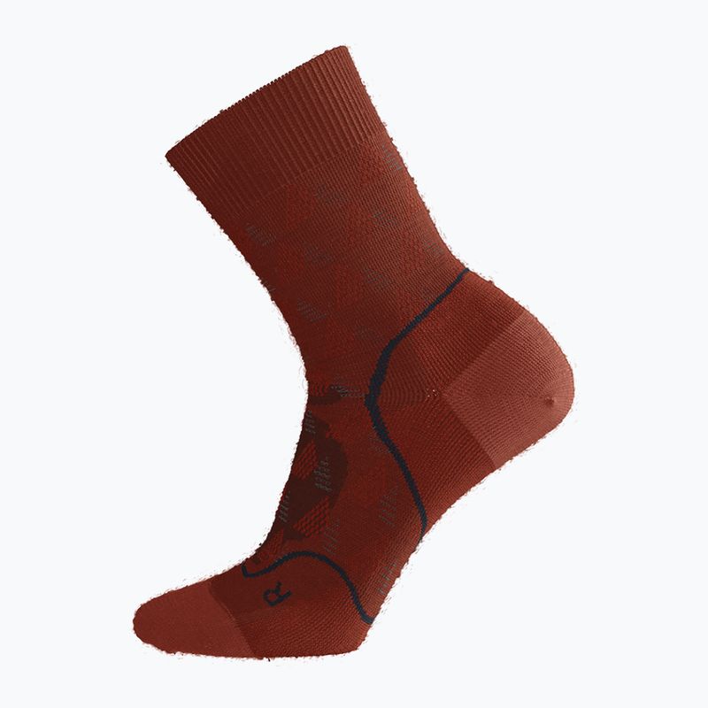 Icebreaker Men Hike+ Light Crew Elevation trekking socks molten/ember/graphite 2