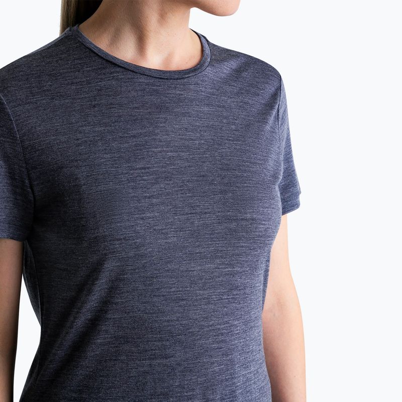 Icebreaker women's trekking t-shirt Merino 125 Cool-Lite Sphere III SS Tee midnight navy heather 4