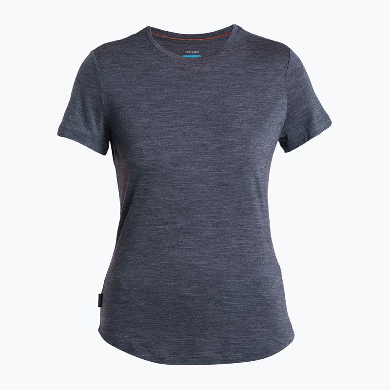Icebreaker women's trekking t-shirt Merino 125 Cool-Lite Sphere III SS Tee midnight navy heather 6