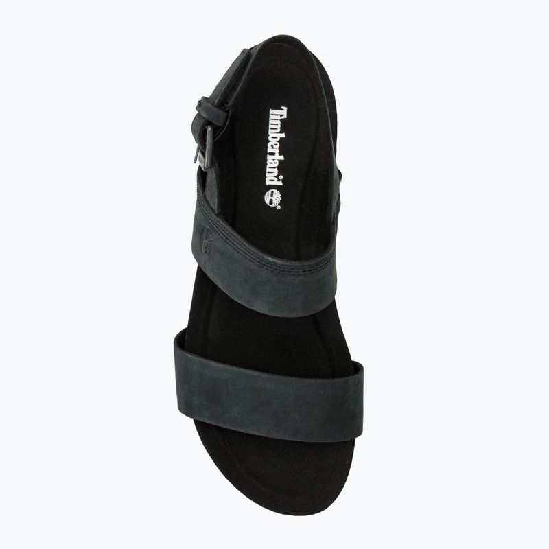 Timberland women's Malibu Waves 2Band sandals black 5