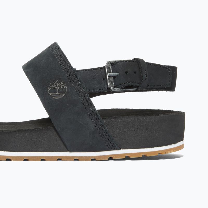 Timberland women's Malibu Waves 2Band sandals black 8