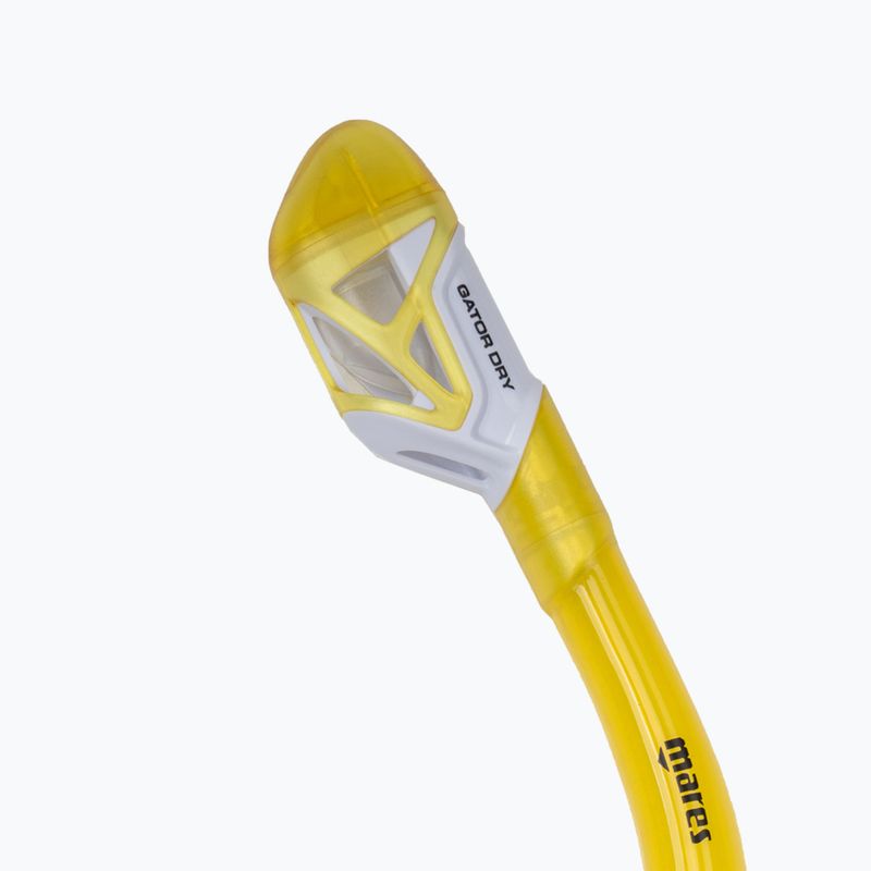 Mares Gator Dry yellow snorkel 411522 2