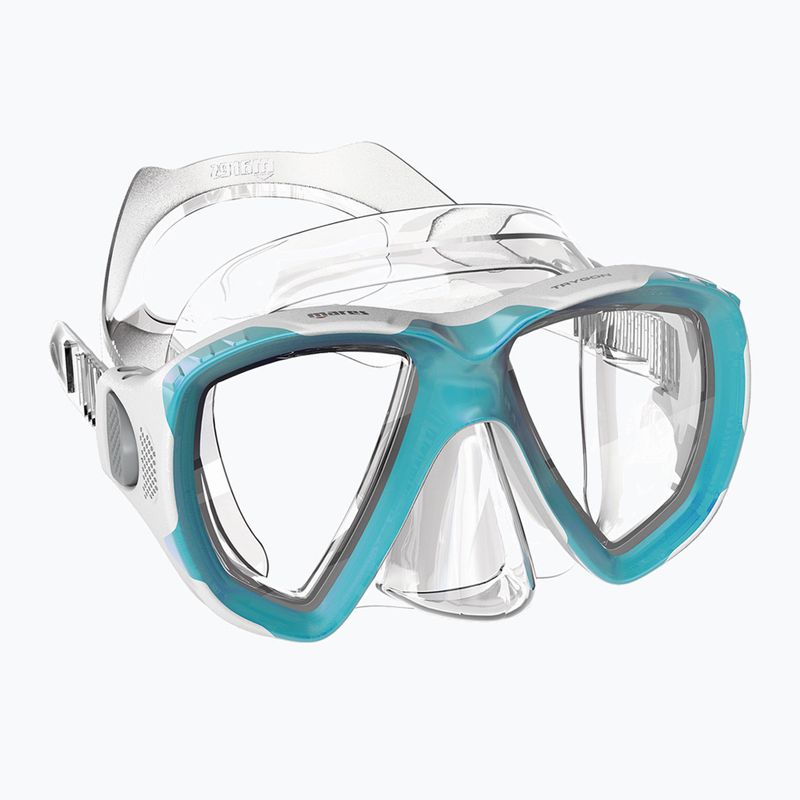 Mares Combo Trygon aqua/white/clear snorkel kit 2