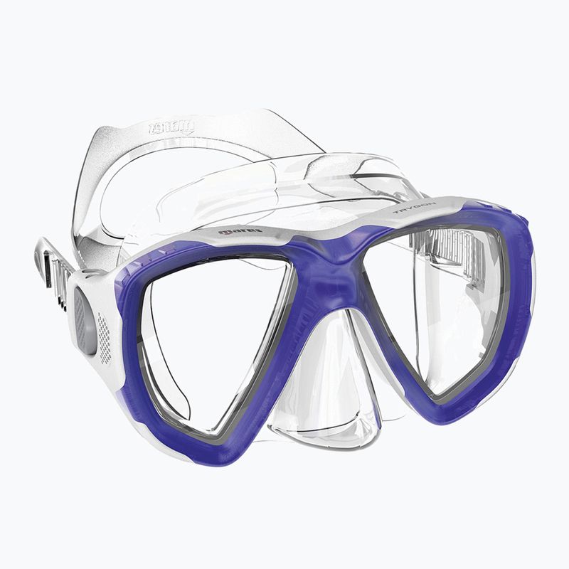 Mares Combo Trygon blue/white/clear snorkel kit 2