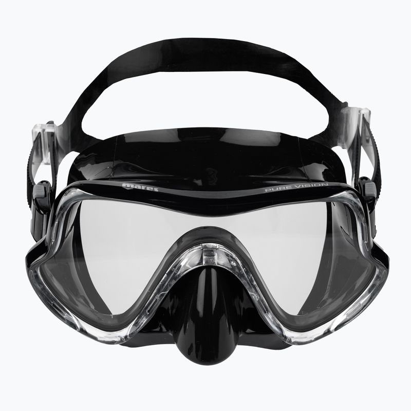Mares Pure Vision snorkelling mask black 411217 2