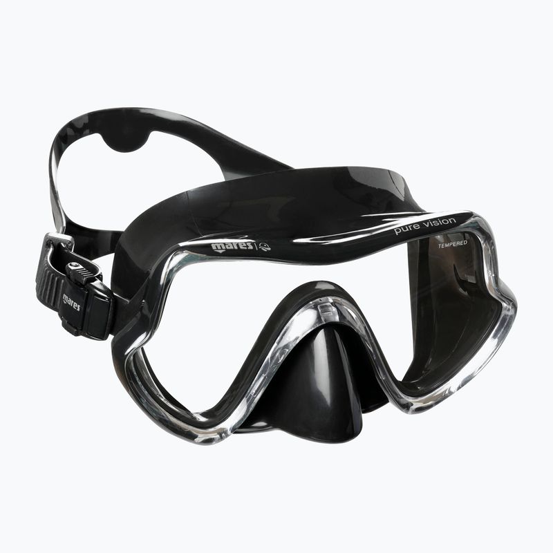 Mares Pure Vision snorkelling mask black 411217 6