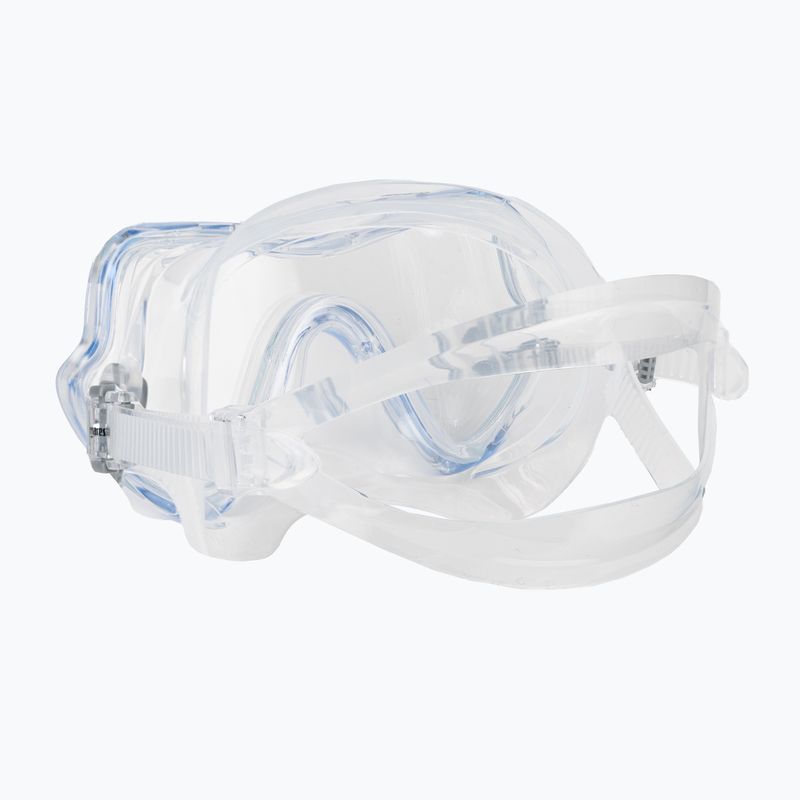 Mares Pure Vision clear blue snorkelling mask 411217 4