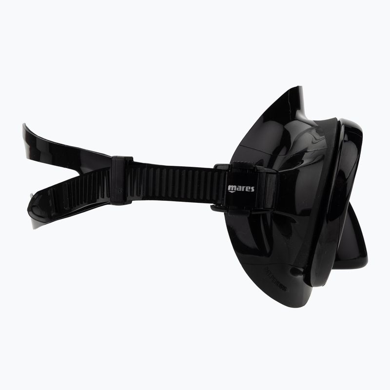 Mares Vento black/black snorkelling mask 3