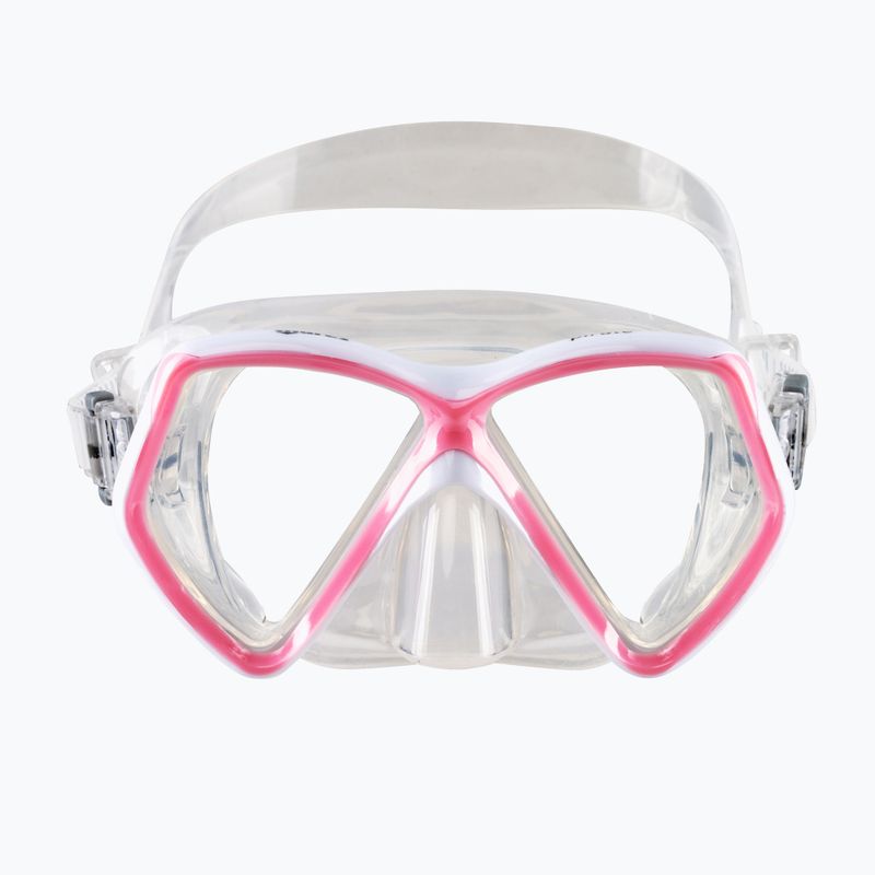 Mares Pirate children's diving mask clear pink 411321 7