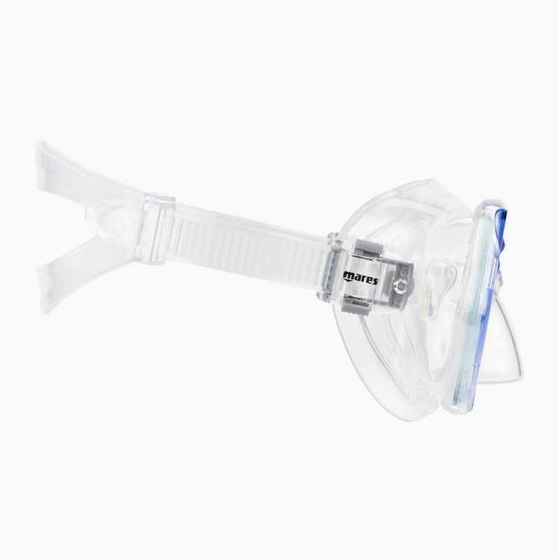 Mares Pirate children's diving mask clear blue 411321 3