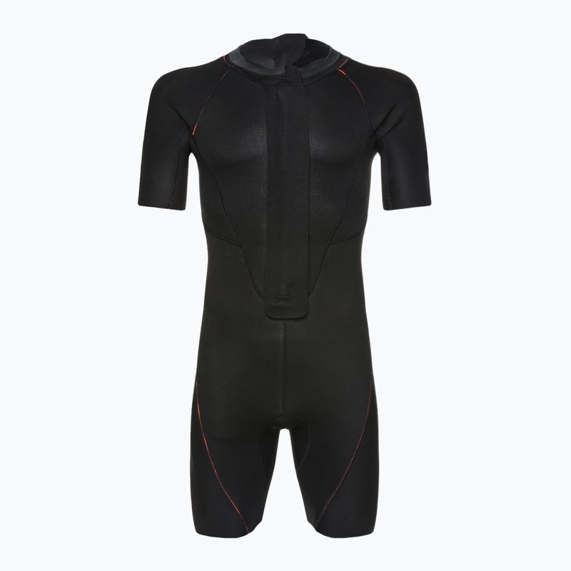 Men's triathlon wetsuit HEAD SwimRun Multi Shorty 2.5 black/orange 4