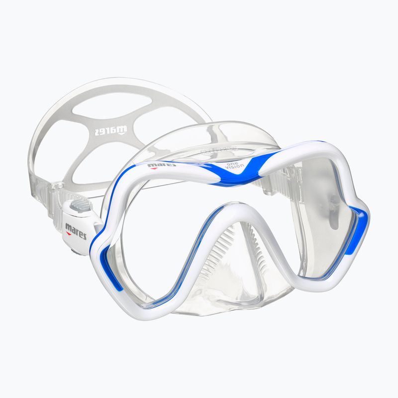 Mares One Vision clear blue diving mask 411046 6